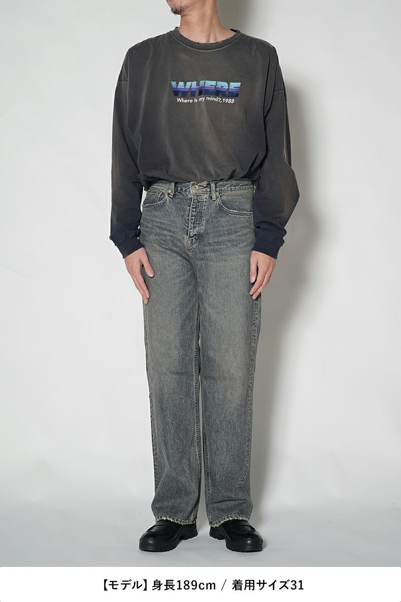 DAIRIKU(ダイリク)Straight Vintage Denim Pants ストレートヴィンテージデニムパンツ 24AW D-10 -16