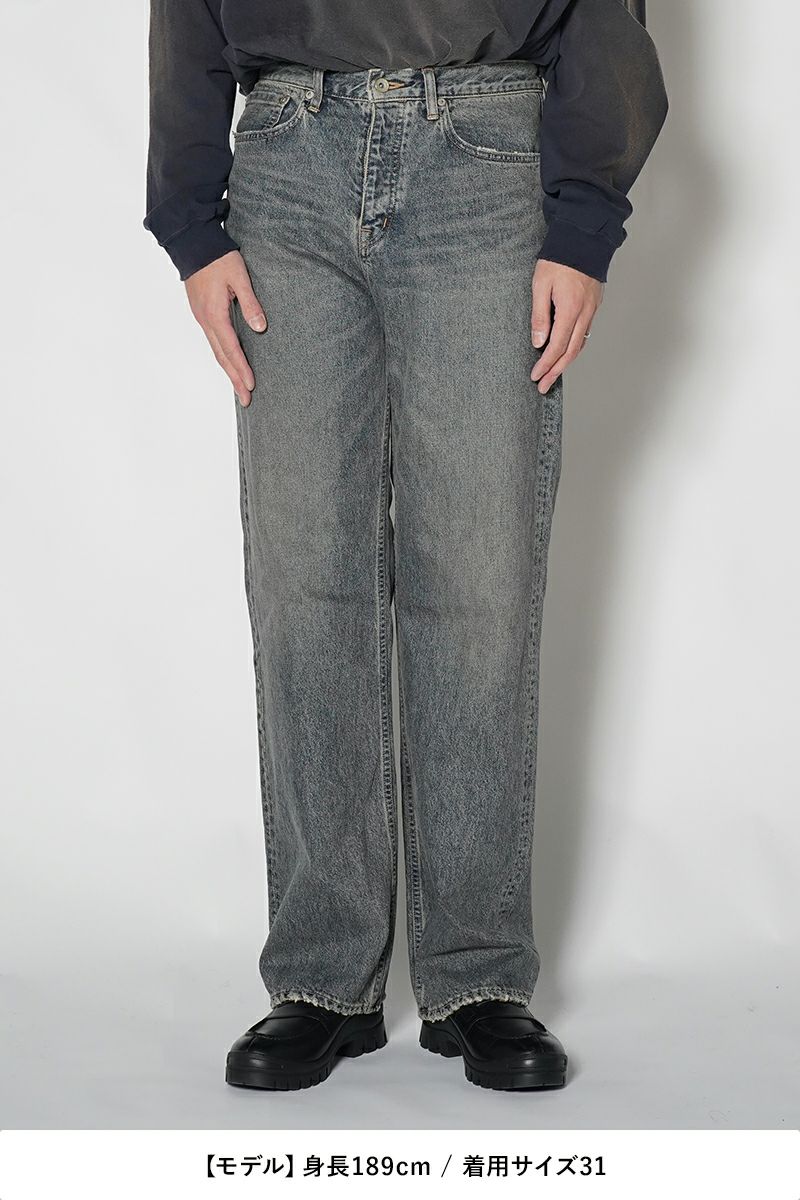DAIRIKU(ダイリク)Straight Vintage Denim Pants ストレートヴィンテージデニムパンツ 24AW D-10 -20