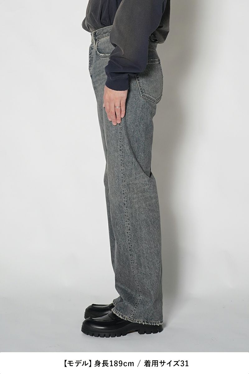 DAIRIKU(ダイリク)Straight Vintage Denim Pants ストレートヴィンテージデニムパンツ 24AW D-10 -21