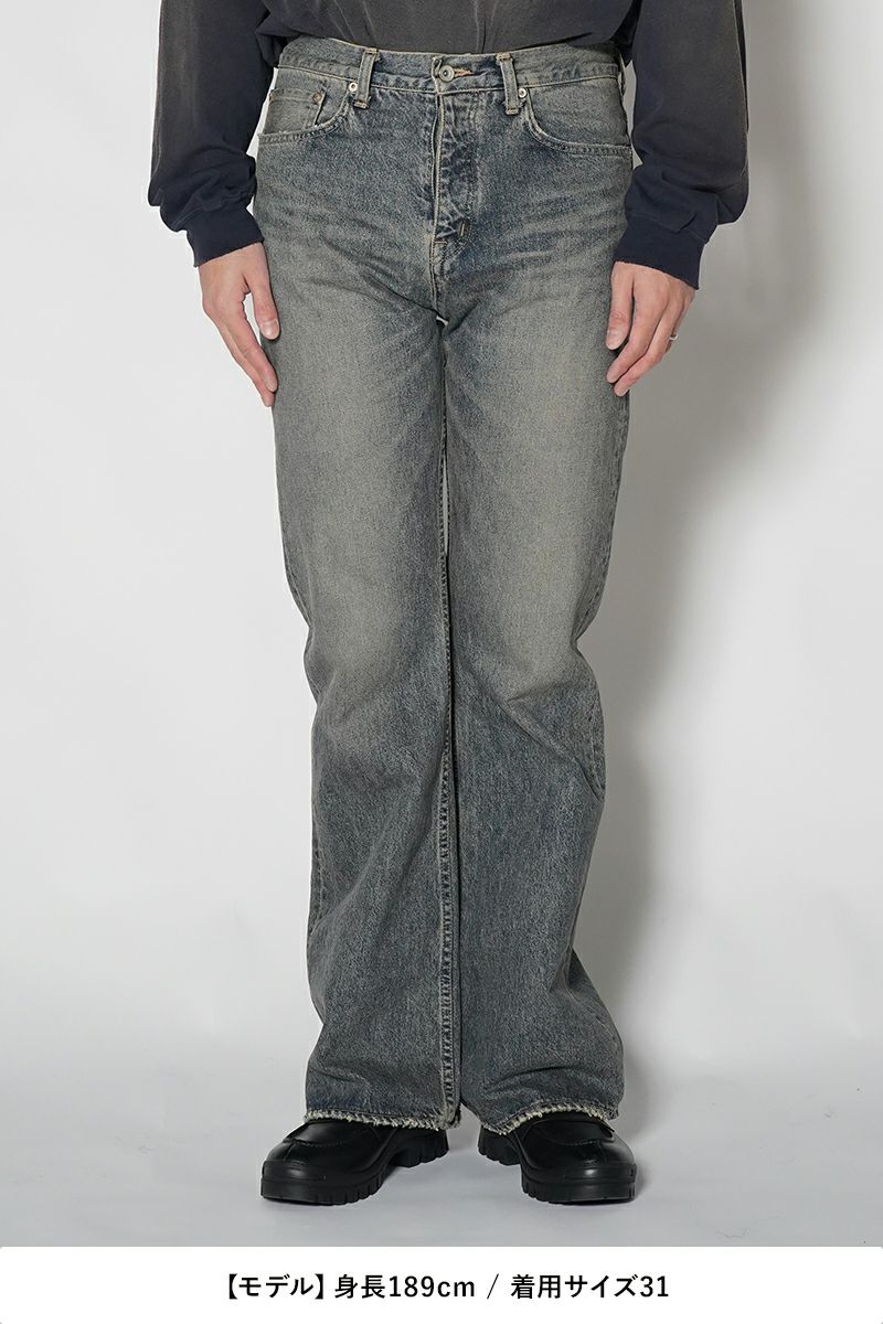 DAIRIKU(ダイリク)Flare Vintage Denim Pants フレアヴィンテージデニムパンツ 24AW D-11 -20