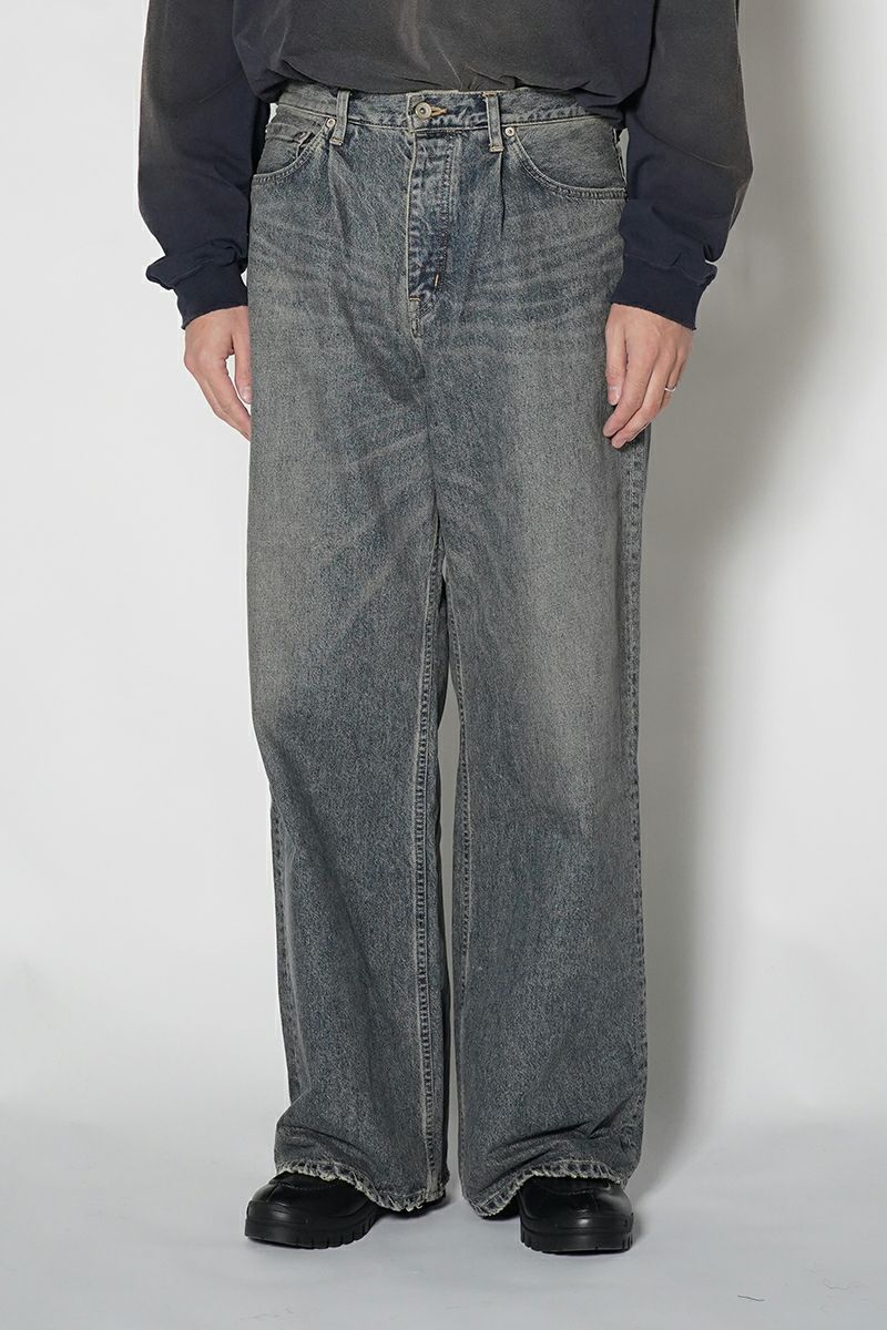 DAIRIKU(ダイリク)Wide Vintage Denim Pants ワイドヴィンテージデニムパンツ 24AW D-12 -12