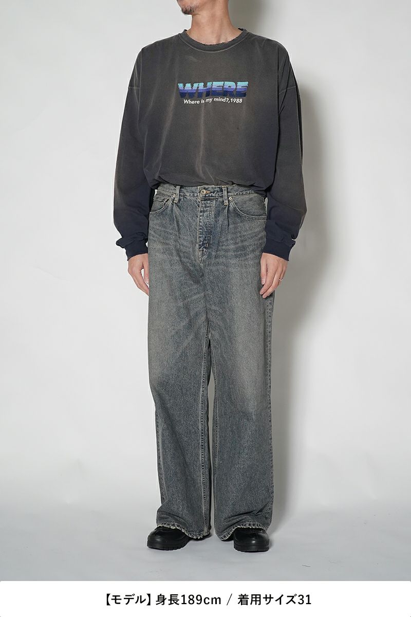 DAIRIKU(ダイリク)Wide Vintage Denim Pants ワイドヴィンテージデニムパンツ 24AW D-12 -16