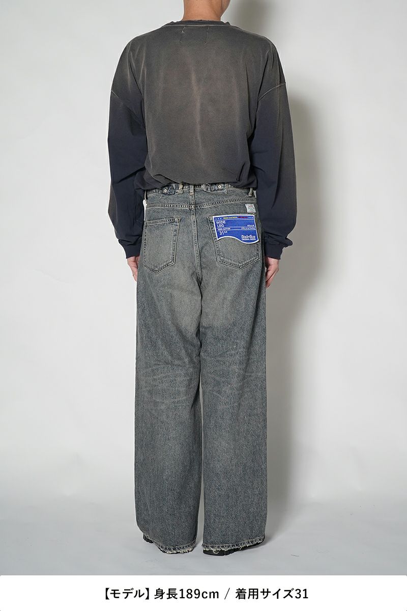DAIRIKU(ダイリク)Wide Vintage Denim Pants ワイドヴィンテージデニムパンツ 24AW D-12 -17
