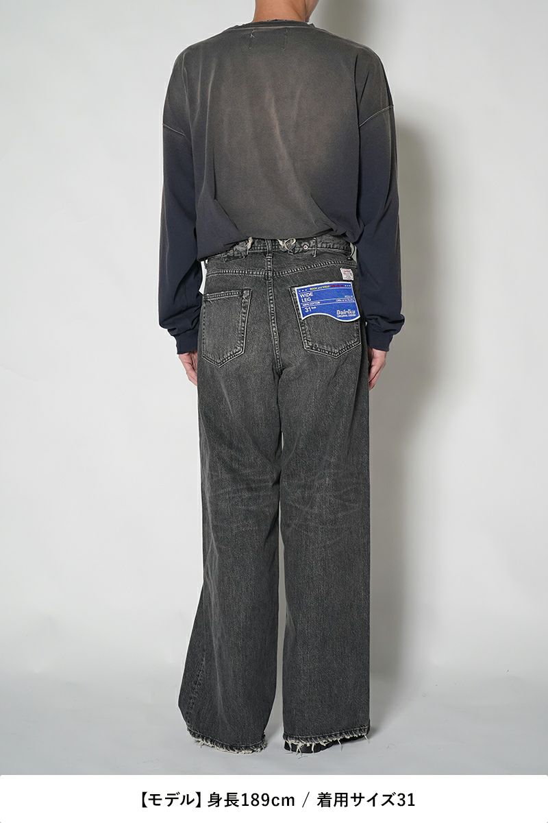 DAIRIKU(ダイリク)Wide Vintage Denim Pants ワイドヴィンテージデニムパンツ 24AW D-12 -19