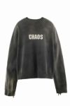 【saintmxxxxxx LOOKBOOKS】SM-YS1-0000-034 / CREW SWT / CHAOS / CHARKOAL クルーネックスウェット -2