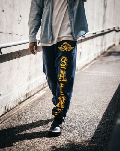 【saintmxxxxxx LOOKBOOKS】SM-YS1-0000-053 / SWT PNT / ANGEL / NAVY スウェットパンツ エンジェル