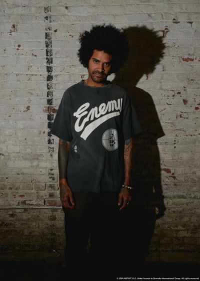 【saintmxxxxxx LOOKBOOKS】SM-YS1-0000-C18 / PE_SS TEE / SNT ENEMY / BLACK