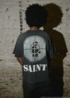 【saintmxxxxxx LOOKBOOKS】SM-YS1-0000-C18 / PE_SS TEE / SNT ENEMY / BLACK -1