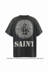【saintmxxxxxx LOOKBOOKS】SM-YS1-0000-C18 / PE_SS TEE / SNT ENEMY / BLACK -3