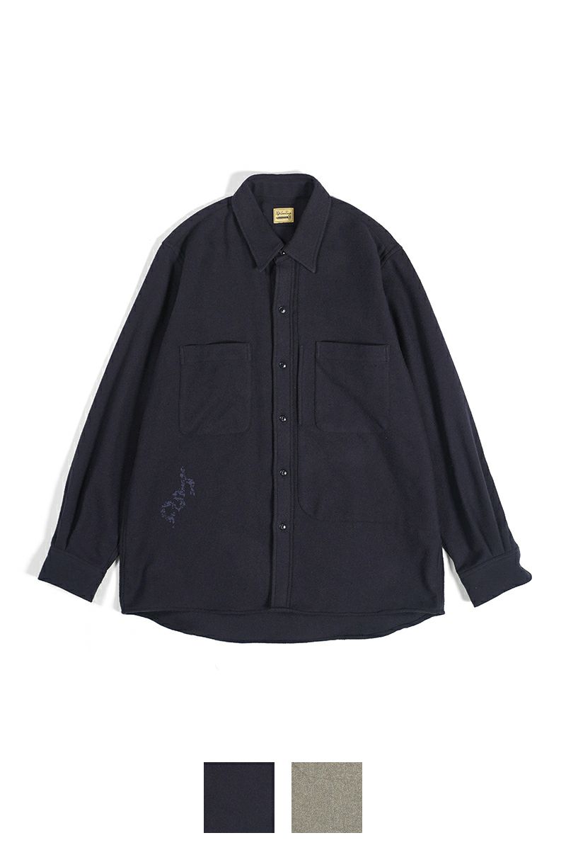 High Scream Center(ハイスクリームセンター)T/C WORK SH ワークシャツ HSC24FW-SH01