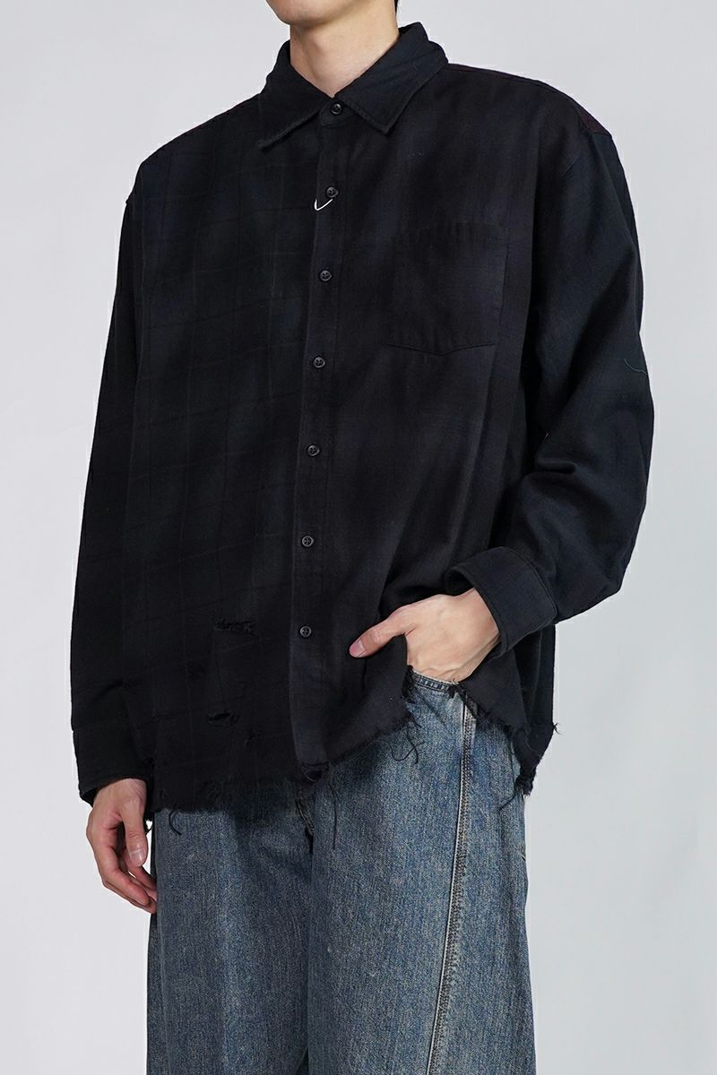 Rafu(ラフ)Overdyed Shirts オーバーダイシャツ RAFU046 -1