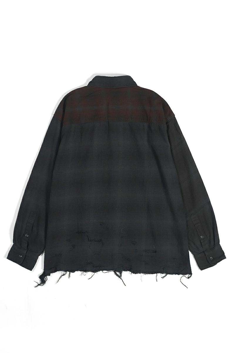 Rafu(ラフ)Overdyed Shirts オーバーダイシャツ RAFU046 -12