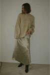 MANOF(マノフ)SATIN MAXI SKIRT サテンマキシスカート 87109-6072 -5
