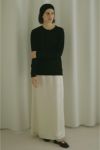 MANOF(マノフ)SATIN MAXI SKIRT サテンマキシスカート 87109-6072 -14