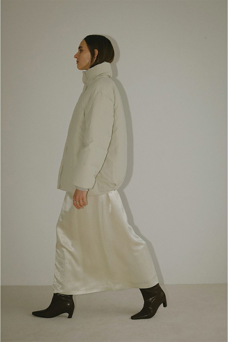 MANOF(マノフ)SATIN MAXI SKIRT サテンマキシスカート 87109-6072 -16