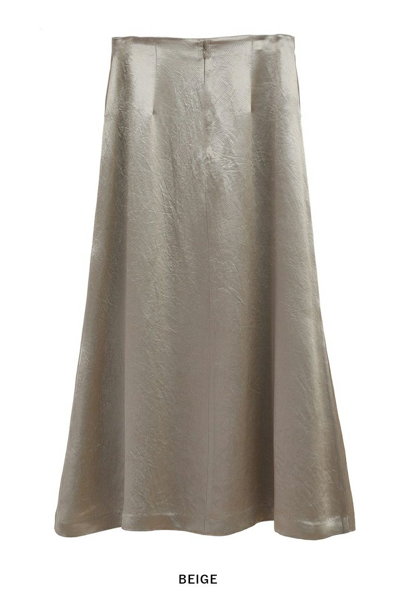 MANOF(マノフ)SATIN MAXI SKIRT サテンマキシスカート 87109-6072 -18
