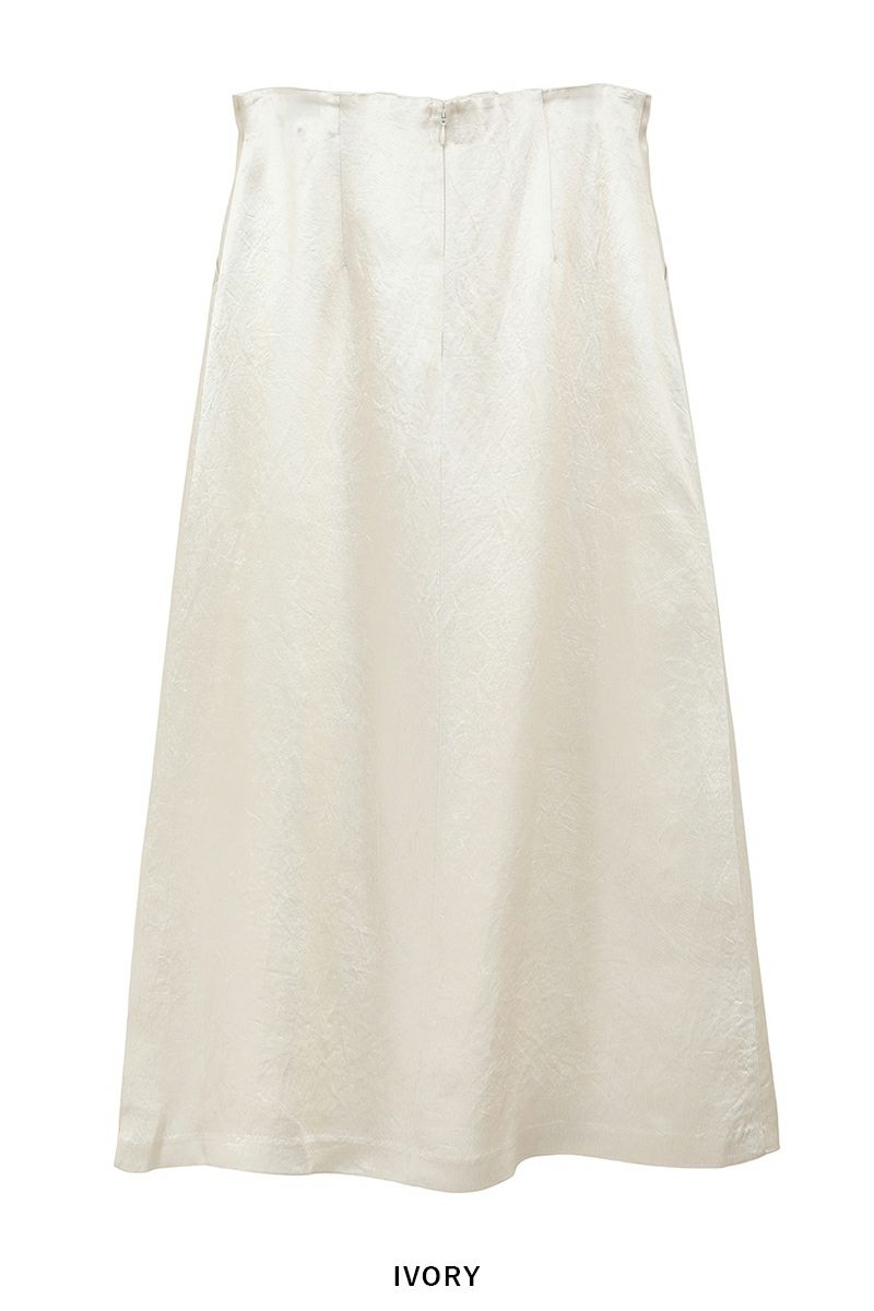 MANOF(マノフ)SATIN MAXI SKIRT サテンマキシスカート 87109-6072 -25