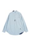 BOWWOW(バウワウ)OXFORD BD SHIRTS BANDANNA REPAIRED オックスフォードボタンダウンシャツ バンダナリペア BW242-OBSBR