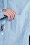 BOWWOW(バウワウ)OXFORD BD SHIRTS BANDANNA REPAIRED オックスフォードボタンダウンシャツ バンダナリペア BW242-OBSBR -4