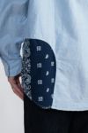 BOWWOW(バウワウ)OXFORD BD SHIRTS BANDANNA REPAIRED オックスフォードボタンダウンシャツ バンダナリペア BW242-OBSBR -6