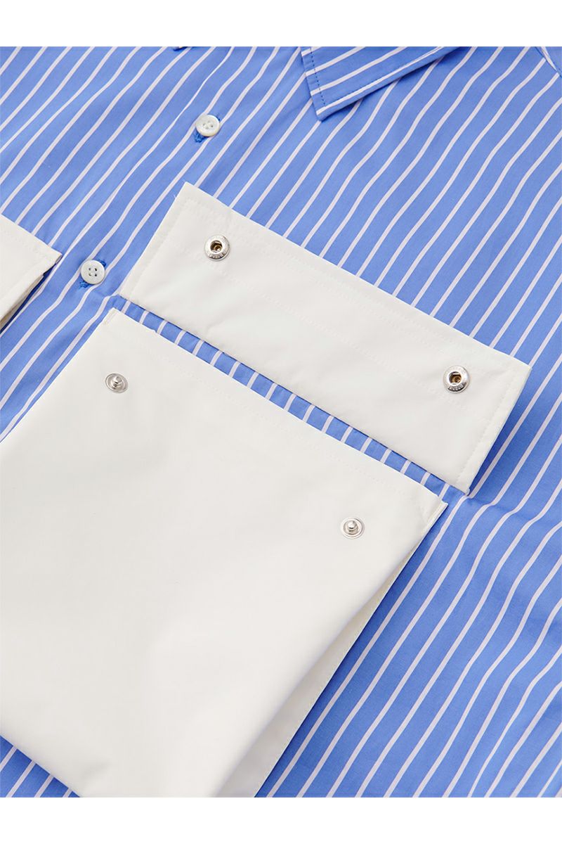 SOFTHYPHEN(ソフトハイフン)BIG POCKET OVER SIZED SHIRT ビッグポケットオーバーサイズシャツ MGMFB243263 -3