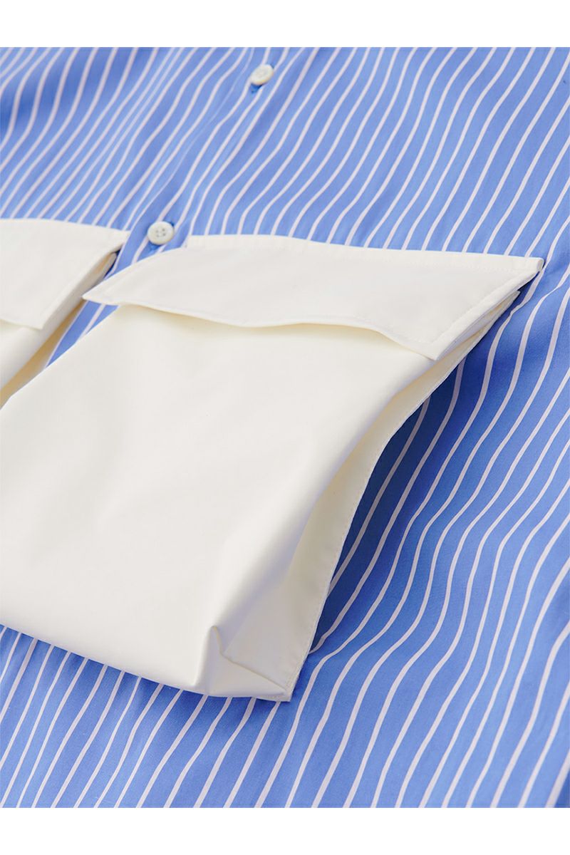 SOFTHYPHEN(ソフトハイフン)BIG POCKET OVER SIZED SHIRT ビッグポケットオーバーサイズシャツ MGMFB243263 -4
