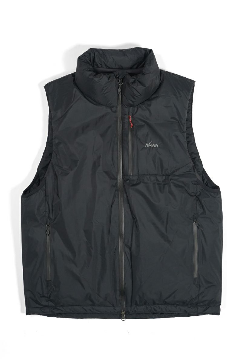 NANGA(ナンガ)AURORA TEX STAND COLLAR DOWN VEST オーロラテックススタンドカラーダウンベスト 2441-1N010-A -1