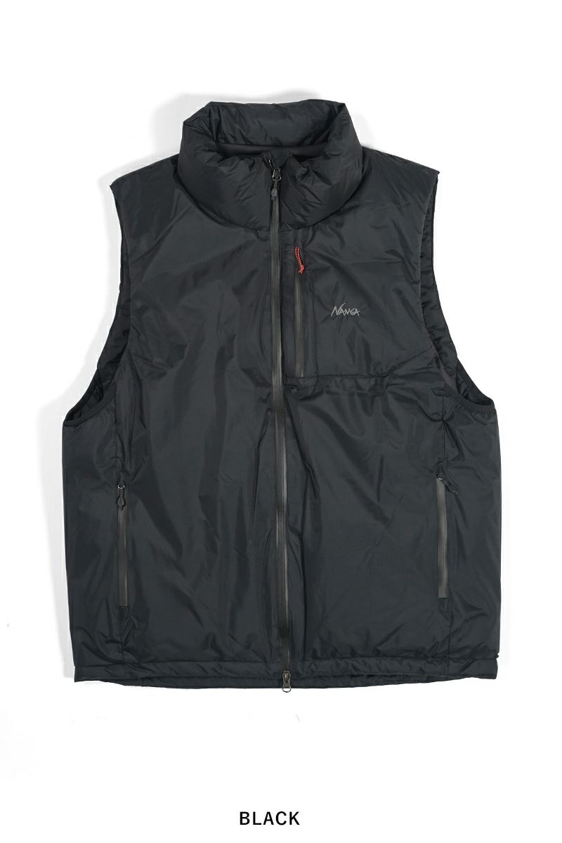 NANGA(ナンガ)AURORA TEX STAND COLLAR DOWN VEST オーロラテックススタンドカラーダウンベスト 2441-1N010-A -9