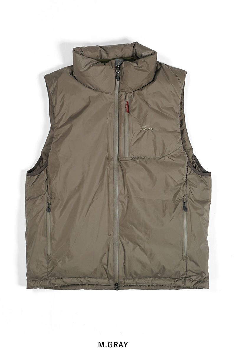 NANGA(ナンガ)AURORA TEX STAND COLLAR DOWN VEST オーロラテックススタンドカラーダウンベスト 2441-1N010-A -10