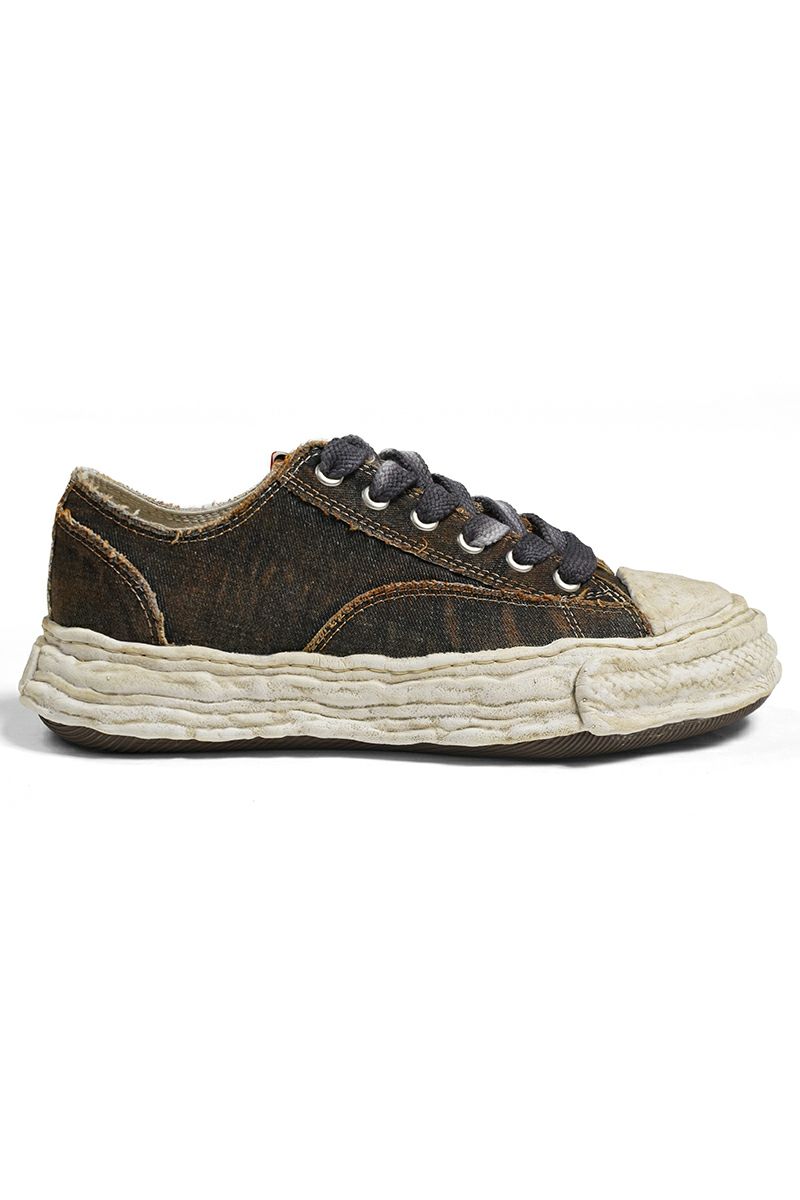Maison MIHARA YASUHIRO(メゾン ミハラヤスヒロ)Peterson 23 OG Sole Washed Denim Low-top Sneaker ピーターソン23 オリジナルソール ウォッシュドデニム ローカットスニーカー A13FW714 -2