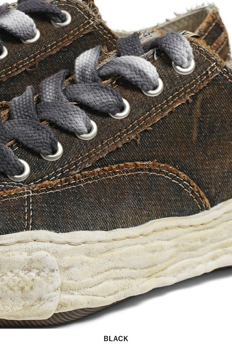 Maison MIHARA YASUHIRO(メゾン ミハラヤスヒロ)Peterson 23 OG Sole Washed Denim Low-top Sneaker ピーターソン23 オリジナルソール ウォッシュドデニム ローカットスニーカー A13FW714 -12