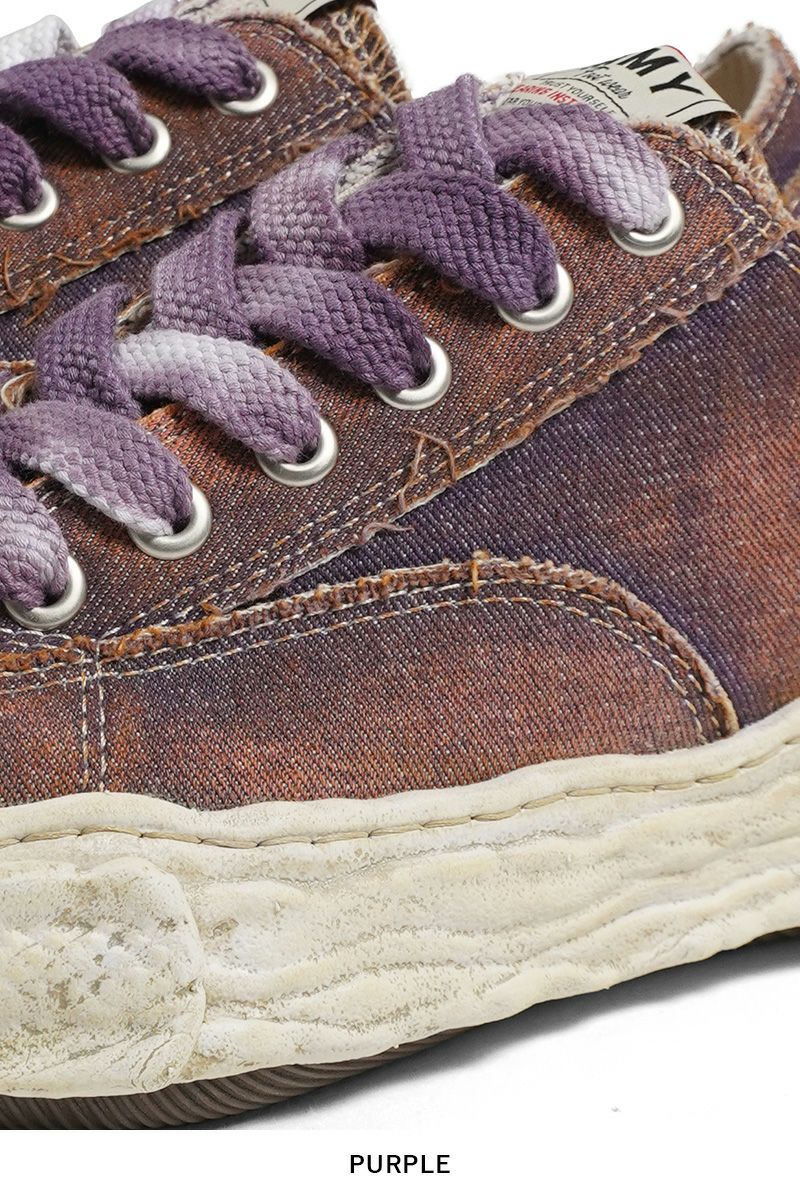 Maison MIHARA YASUHIRO(メゾン ミハラヤスヒロ)Peterson 23 OG Sole Washed Denim Low-top Sneaker ピーターソン23 オリジナルソール ウォッシュドデニム ローカットスニーカー A13FW714 -14