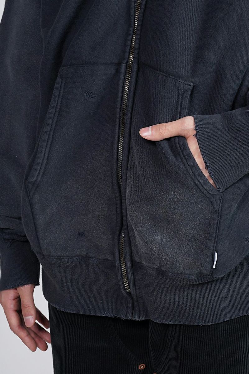 SUGARHILL(シュガーヒル)AGED ZIP-UP SWEAT SHIRT エイジドジップアップスウェットシャツ 2411300905 -8