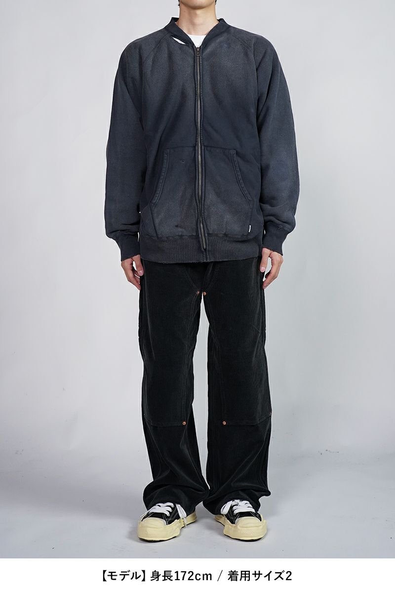 SUGARHILL(シュガーヒル)AGED ZIP-UP SWEAT SHIRT エイジドジップアップスウェットシャツ 2411300905 -10