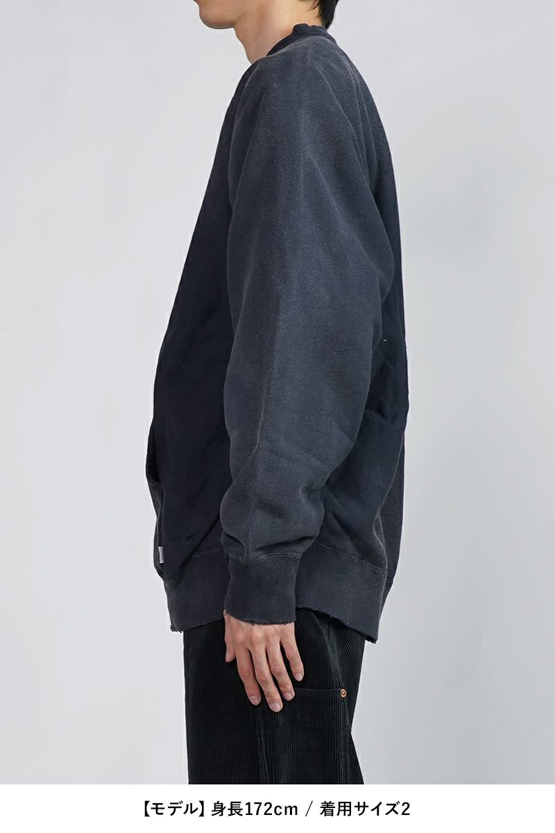 SUGARHILL(シュガーヒル)AGED ZIP-UP SWEAT SHIRT エイジドジップアップスウェットシャツ 2411300905 -13