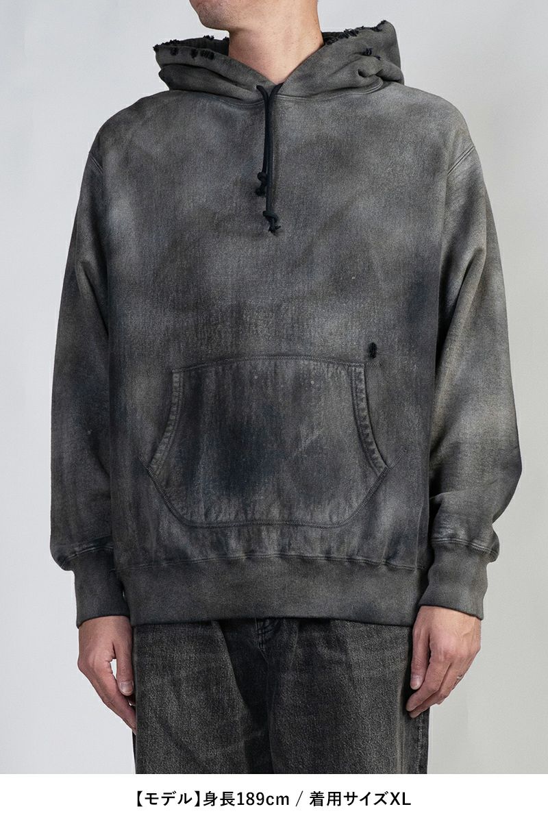 BOWWOW(バウワウ)HARD AGING HOODIE ハードエイジングフーディー BW242-HAH -8