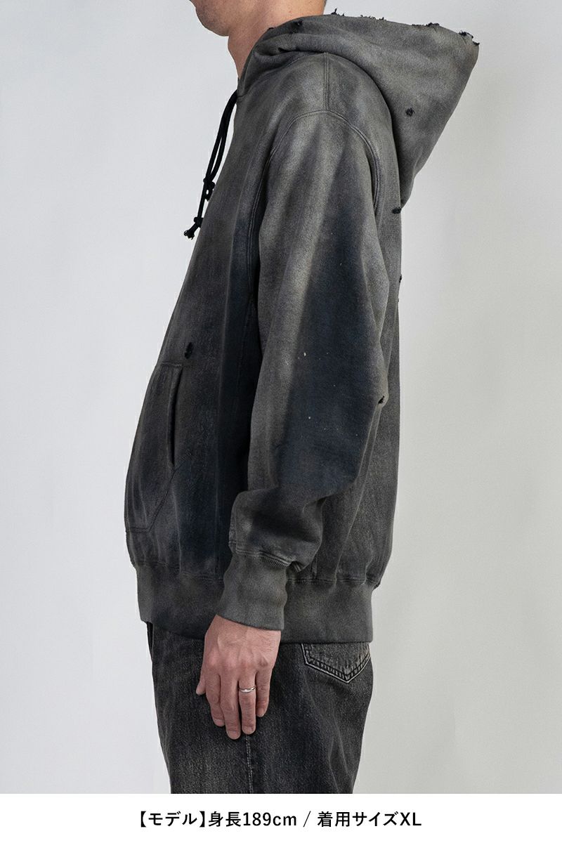 BOWWOW(バウワウ)HARD AGING HOODIE ハードエイジングフーディー BW242-HAH -9