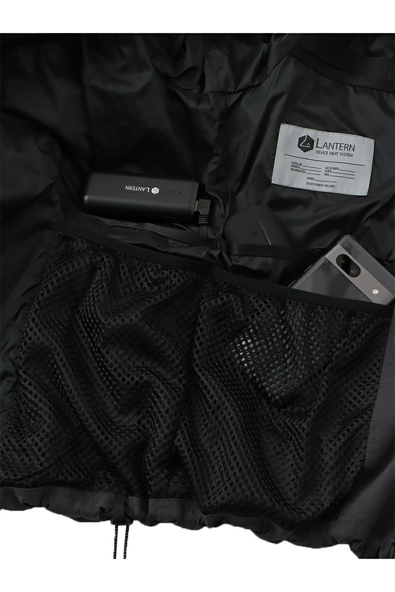 LANTERN(ランタン)HEATING HOODED BL ヒーティングフーデッドブルゾン MOA-LAN-06 -13
