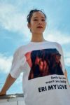 THE END　24AW　LOOK BOOKS　ERI MY LOVE プリントTシャツ THE-TFT0003 -1