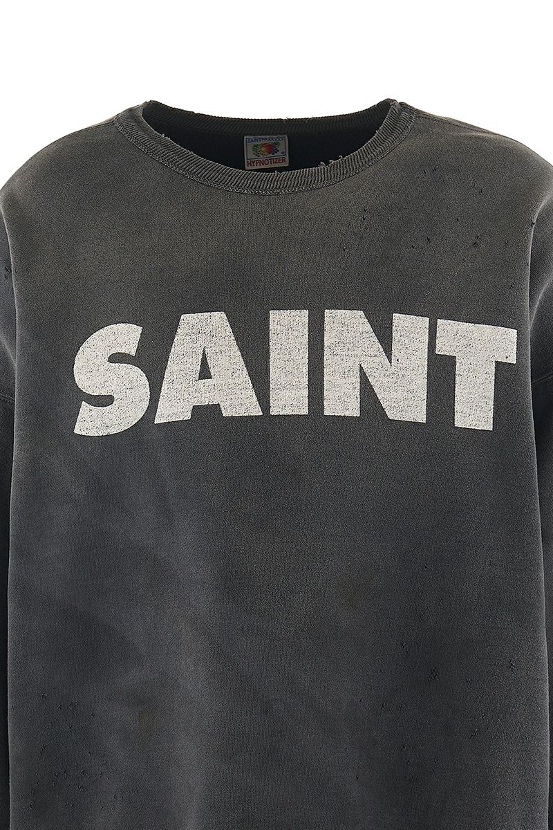 SAINT Mxxxxxx(セントマイケル)SM-YS1-0000-027 / CREW SWT / SAINT / BLACK / クルーネックスウェット -2