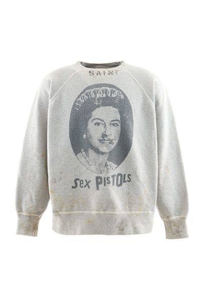 SAINT Mxxxxxx(セントマイケル)SM-YS1-0000-C23 / SP_CREW SWT / QUEEN / GRAY / クルーネックスウェット