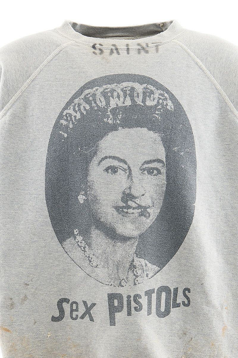 SAINT Mxxxxxx(セントマイケル)SM-YS1-0000-C23 / SP_CREW SWT / QUEEN / GRAY / クルーネックスウェット -2