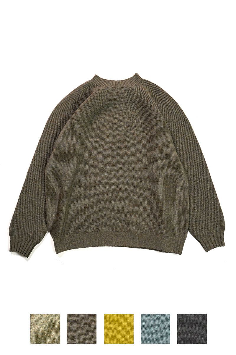 Hummingbird(ハミングバード)エクストラファインラムズウール100％　ホールガーメントセーター　AIO0063