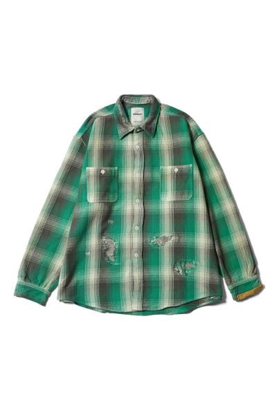 BOWWOW(バウワウ)HEAVY WEIGHT FLANNEL SHIRTS AGING ヘビーウェイトフランネルシャツ エイジング BW242-HWFSA