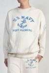 BOWWOW(バウワウ)USN SEEBEES SWEATSHIRTS AGING ユーエスネイビーシービーズスウェットシャツ エイジング BW242-USSA -1