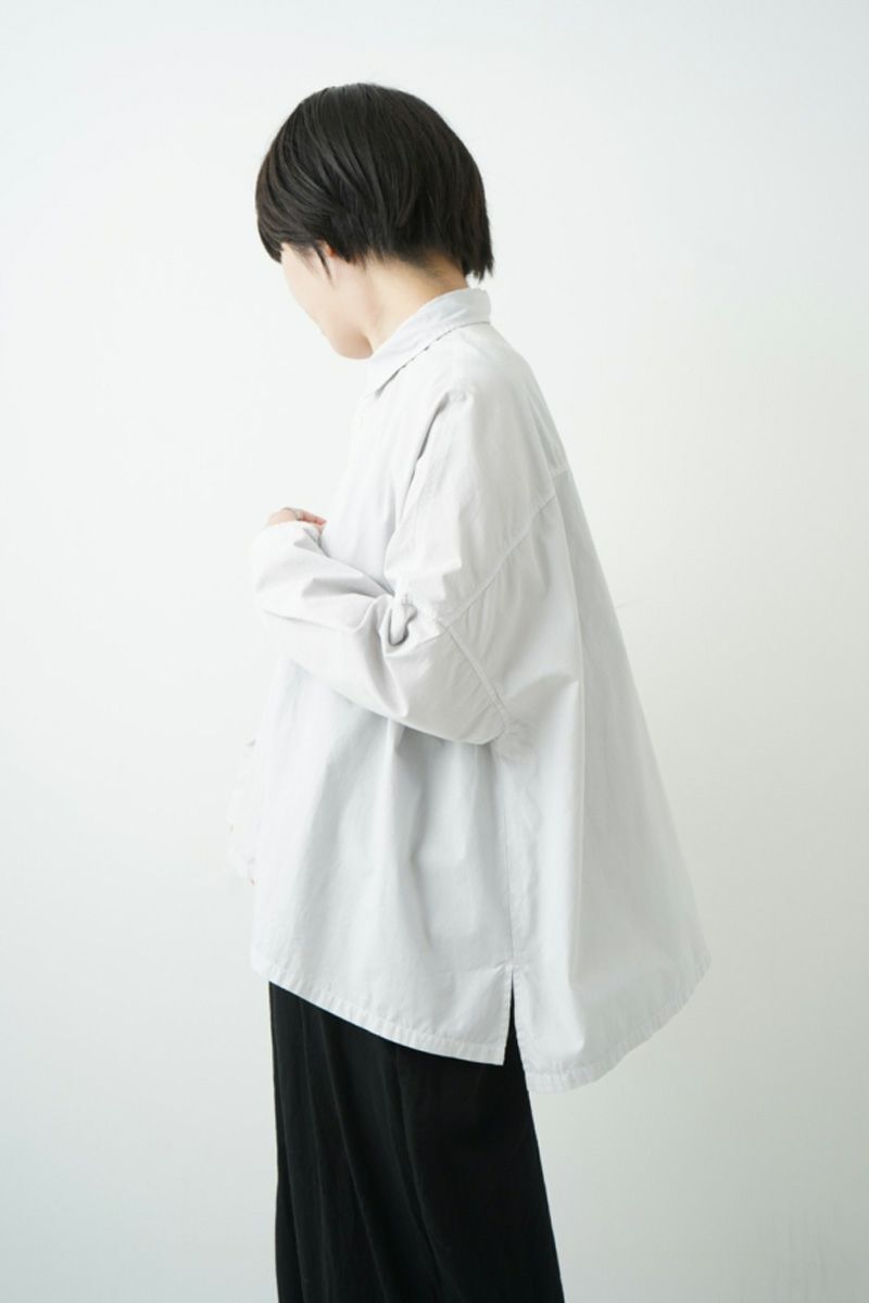 grin(グリン)染めブロードポンチョシャツ　8245T010 -12