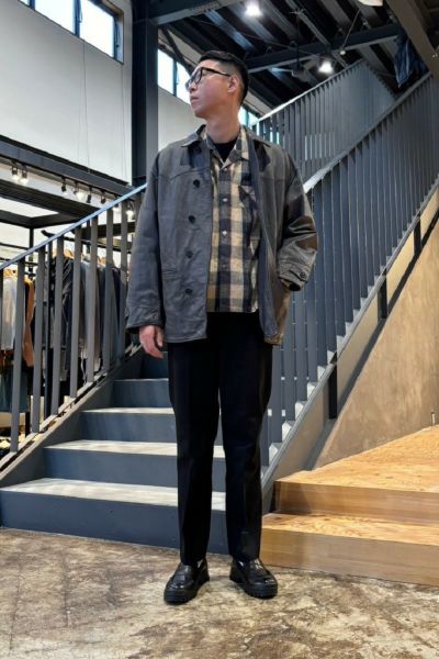 UNUSED（アンユーズド）　チェックコート18aw check coat unused 18aw check coat