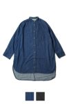 BLANC basque(ブランバスク)8oz デニム　パールボタンチュニックシャツ　BB88-406