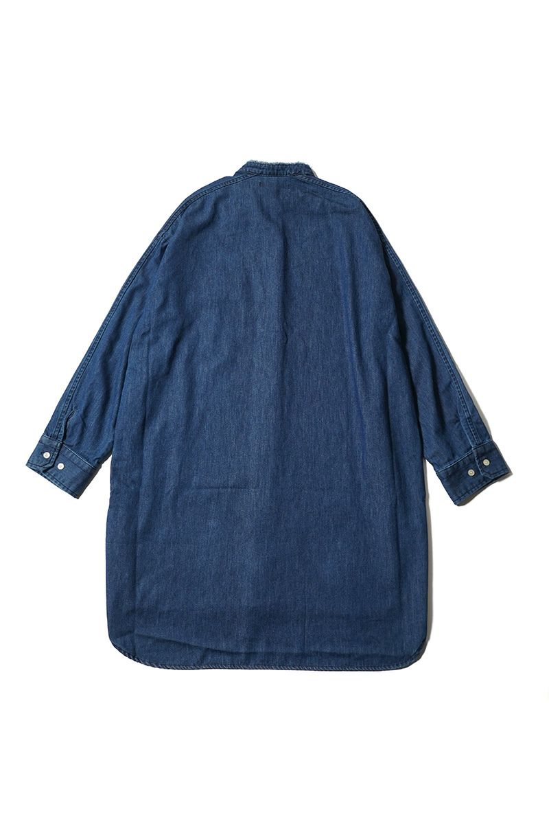 BLANC basque(ブランバスク)8oz デニム　パールボタンチュニックシャツ　BB88-406 -1