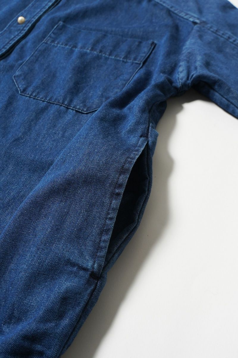 BLANC basque(ブランバスク)8oz デニム　パールボタンチュニックシャツ　BB88-406 -9